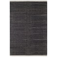 thumbnail image 1 of Dash & Albert Herringbone Handwoven Cotton Rug, 2' 6" x 8', Black, 1 of 6