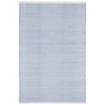 thumbnail image 1 of Dash & Albert Herringbone Handwoven Cotton Rug, 2' x 3', Swedish Blue, 1 of 6