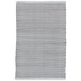 thumbnail image 1 of Dash & Albert Herringbone Handwoven Indoor/Outdoor Rug, 2' 6" x 18', Shale/White, 1 of 6