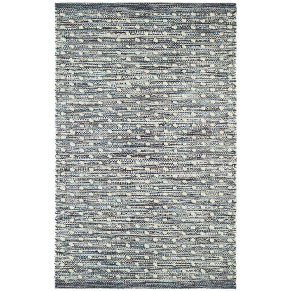 Dash & Albert Hobnail Handwoven Performance Rug, 3' x 5', Blue