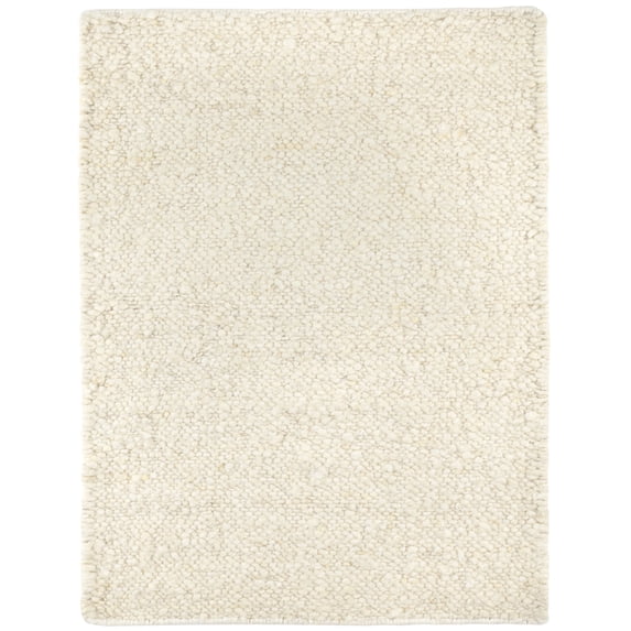 Dash & Albert Holmstead Handwoven Wool Rug, 5' x 8', Ivory