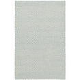 thumbnail image 1 of Dash & Albert Honeycomb Handwoven Wool Rug, 4' x 6', French Blue/Ivory, 1 of 7