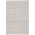 thumbnail image 1 of Dash & Albert Honeycomb Handwoven Wool Rug, 8' x 10', Ivory/Grey, 1 of 8