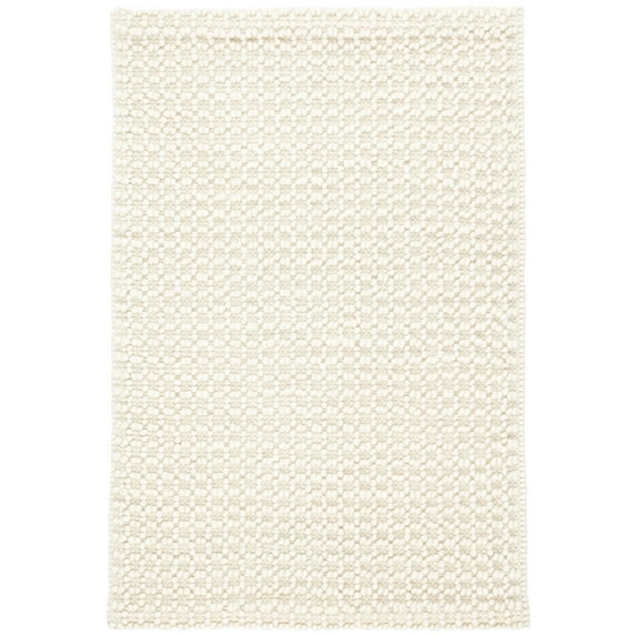 Dash & Albert Hooper Handwoven Wool Rug, 10' x 14', Ivory