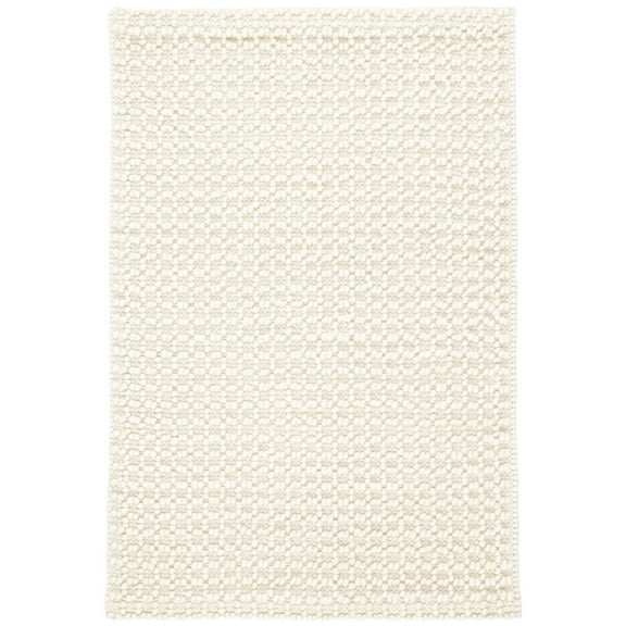 Dash & Albert Hooper Handwoven Wool Rug, 2' x 3', Ivory