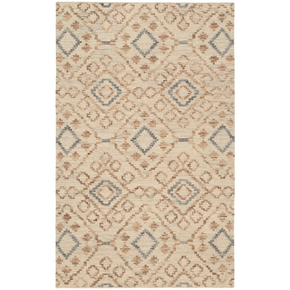 Dash & Albert Jelly Roll Handwoven Wool Rug, 2' 6" x 8', Sky