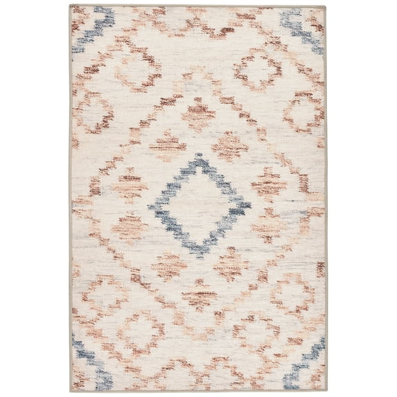 Dash & Albert Jelly Roll Machine Washable Rug, 8' x 10', Sky