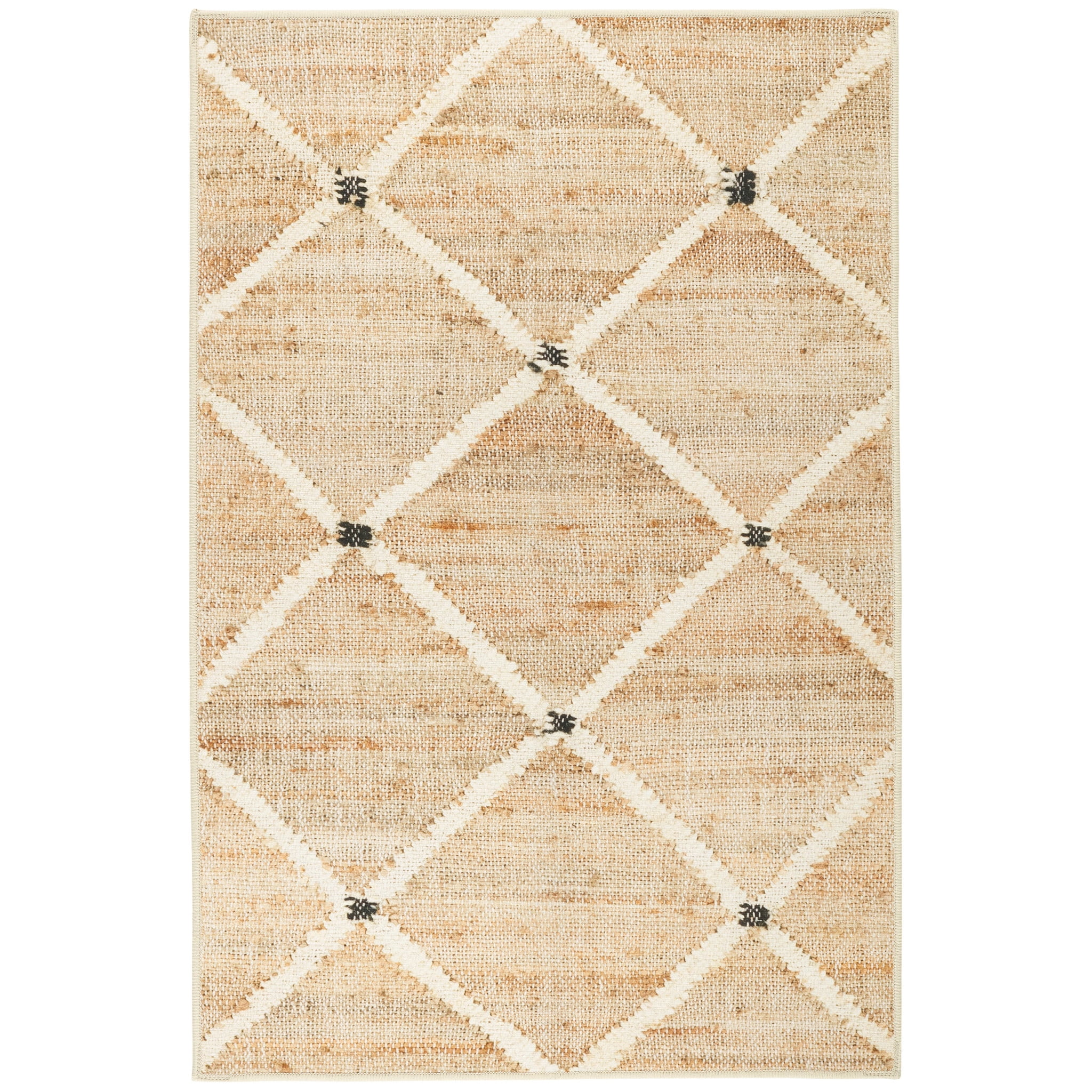 Dash & Albert Kali Machine Washable Rug, 2' x 3', Natural
