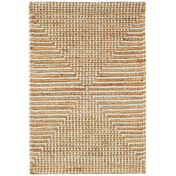 Dash & Albert Kelan Handwoven Jute Rug, 10' x 14', Ivory