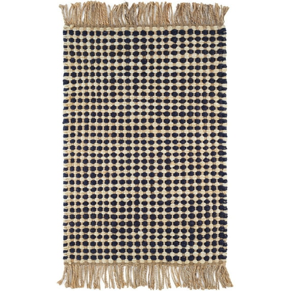 Dash & Albert Kuba Handwoven Jute Rug, 2' x 3', Black