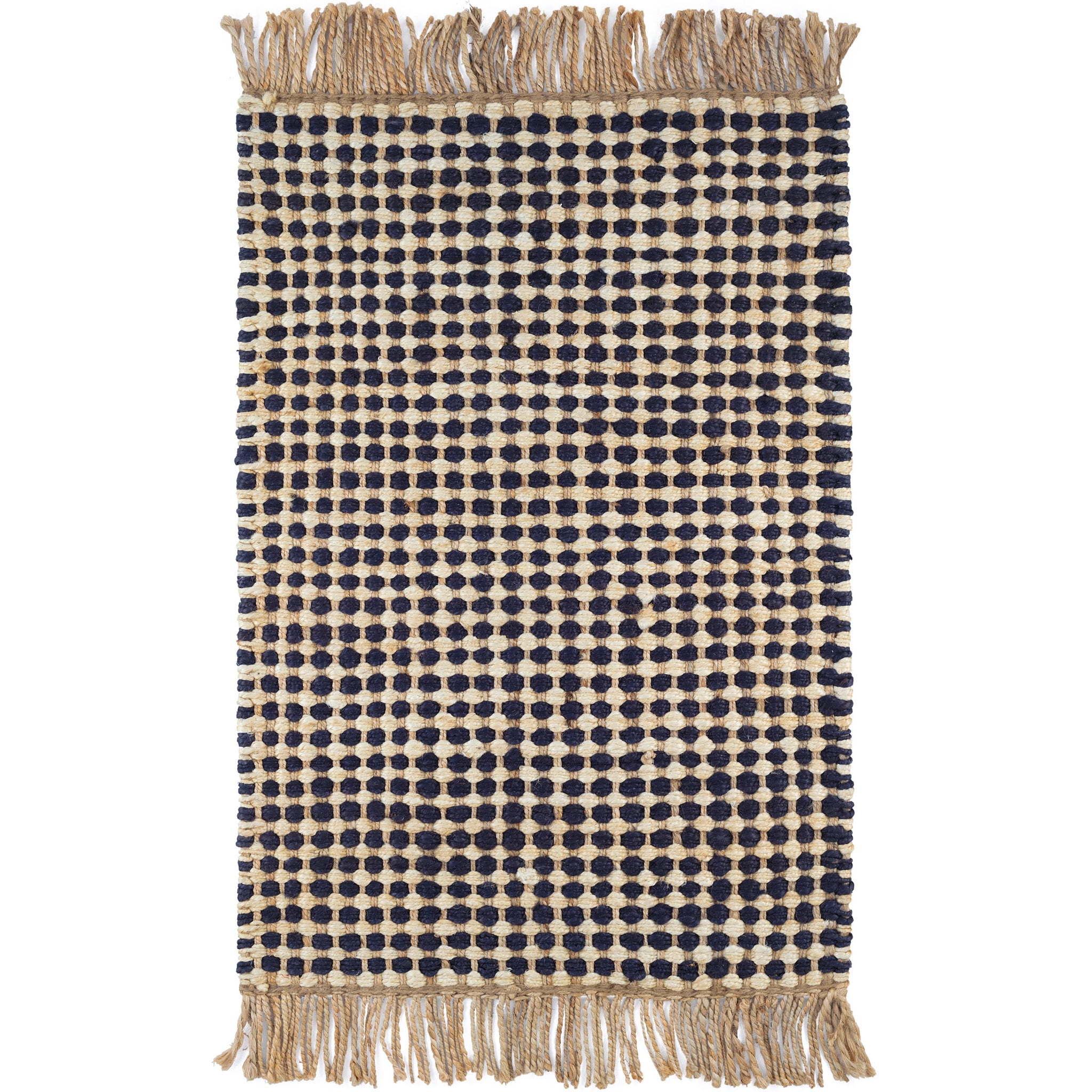 Dash & Albert Kuba Handwoven Jute Rug, 3' x 5', Black