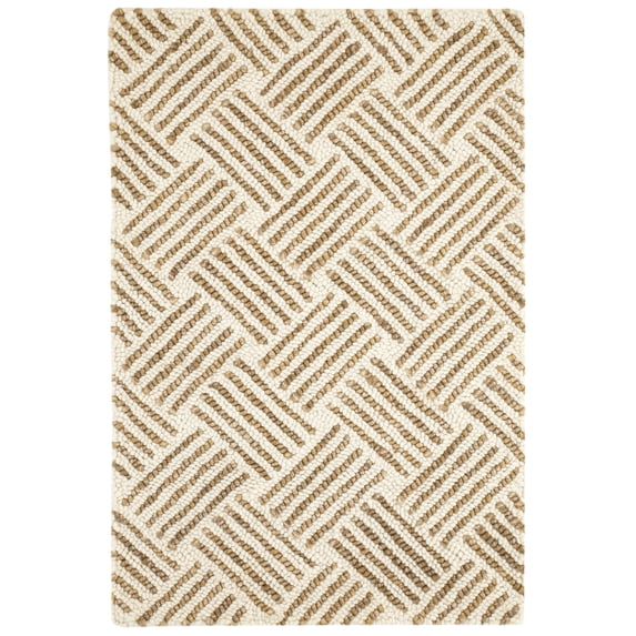 Dash & Albert Layers Hand Hooked Wool Rug, 10' x 14', Ochre