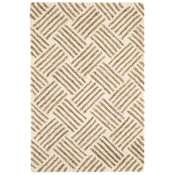 Dash & Albert Layers Hand Hooked Wool Rug, 8' x 10', Ochre