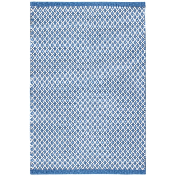 Dash & Albert Mainsail Handwoven Indoor/Outdoor Rug, 2' 6" x 8', French Blue