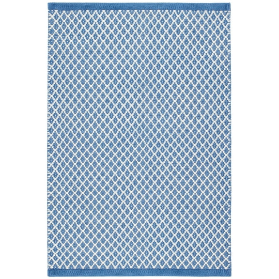 Dash & Albert Mainsail Handwoven Indoor/Outdoor Rug, 2' x 3', French Blue