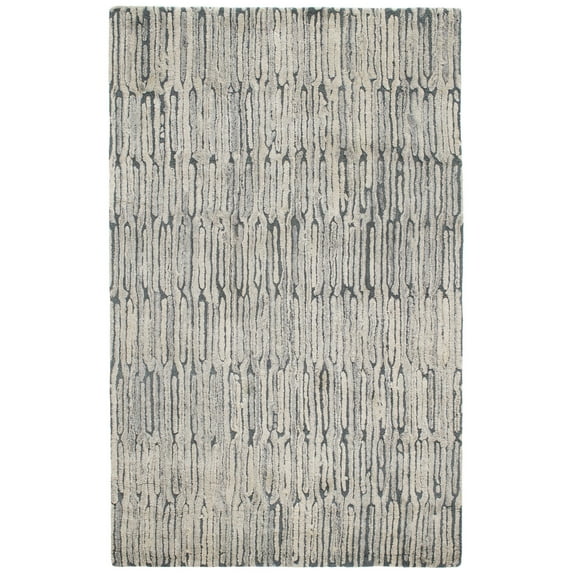 Dash & Albert Malone Hand Tufted Wool Rug, 5' x 8', Everglade