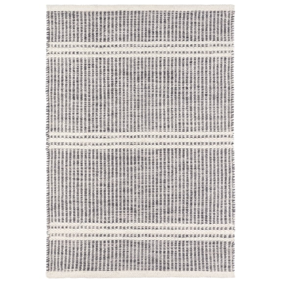 Dash & Albert Malta Handwoven Wool Rug, 3' x 5', Grey