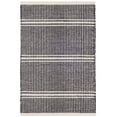 thumbnail image 1 of Dash & Albert Malta Handwoven Wool Rug, 5' x 8', Black/Ivory, 1 of 5