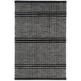 thumbnail image 1 of Dash & Albert Malta Handwoven Wool Rug, 8' x 10', Black, 1 of 7