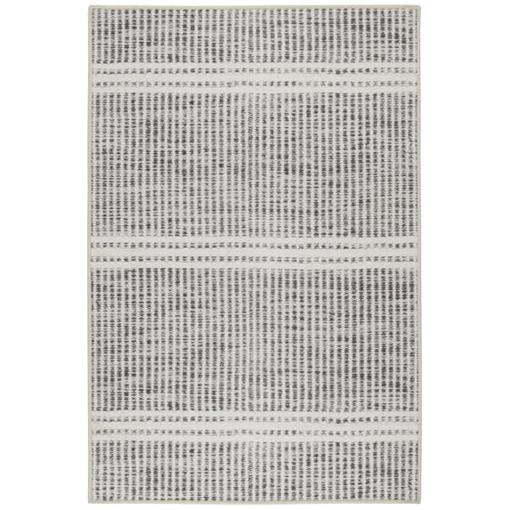 Dash & Albert Malta Machine Washable Rug, 3' x 5', Grey