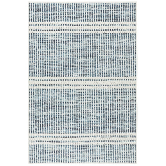 Dash & Albert Malta Machine Washable Rug, 4' x 6', Blue