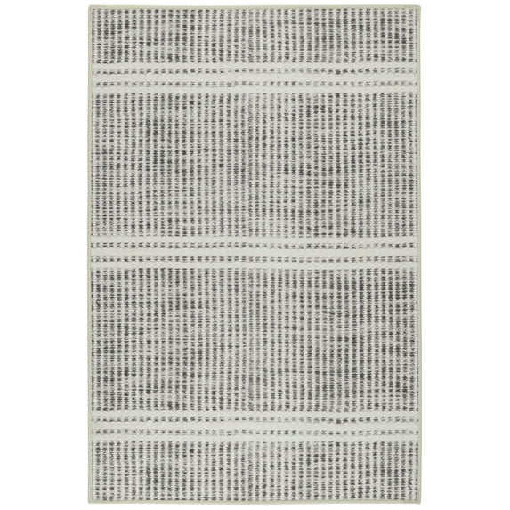 Dash & Albert Malta Machine Washable Rug, 6' x 9', Grey