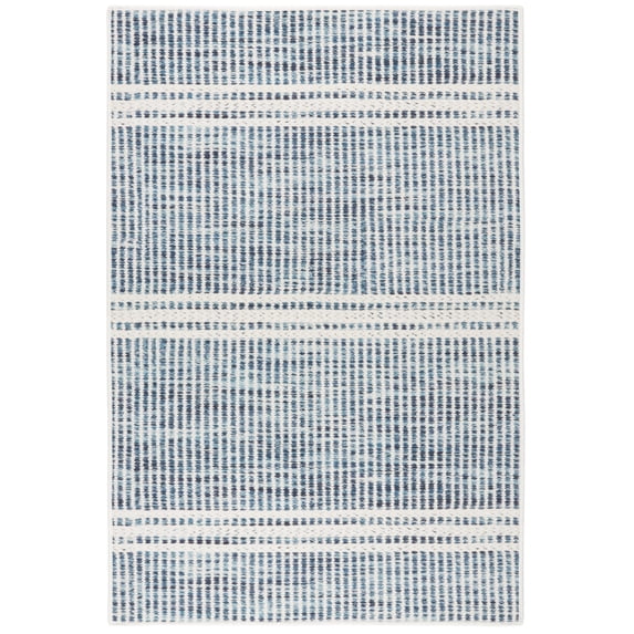 Dash & Albert Malta Machine Washable Rug, 8' x 10', Blue
