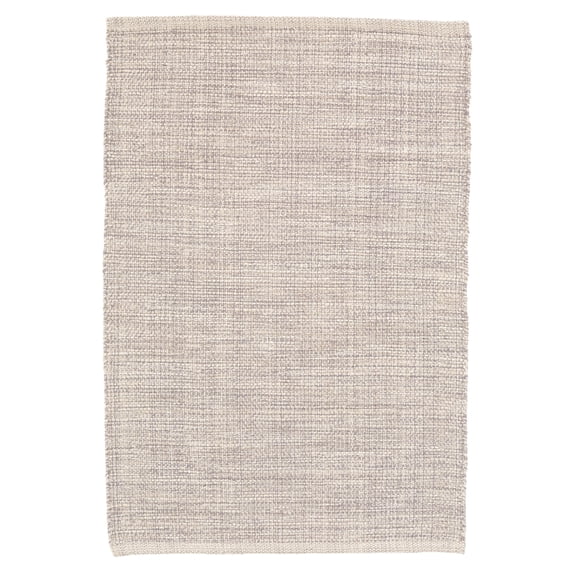 Dash & Albert Marled Handwoven Cotton Rug, 2' 6" x 8', Grey