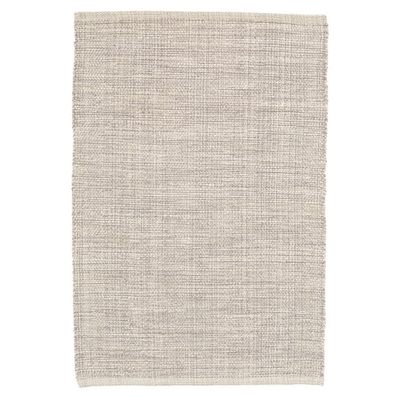 Dash & Albert Marled Handwoven Cotton Rug, 5' x 8', Grey