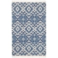 thumbnail image 1 of Dash & Albert Marmara Kilim Handwoven Cotton Rug, 2' x 3', Blue, 1 of 6