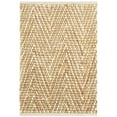 thumbnail image 1 of Dash & Albert Meghan Handwoven Jute Rug, 2' x 3', Ivory/Natural, 1 of 6