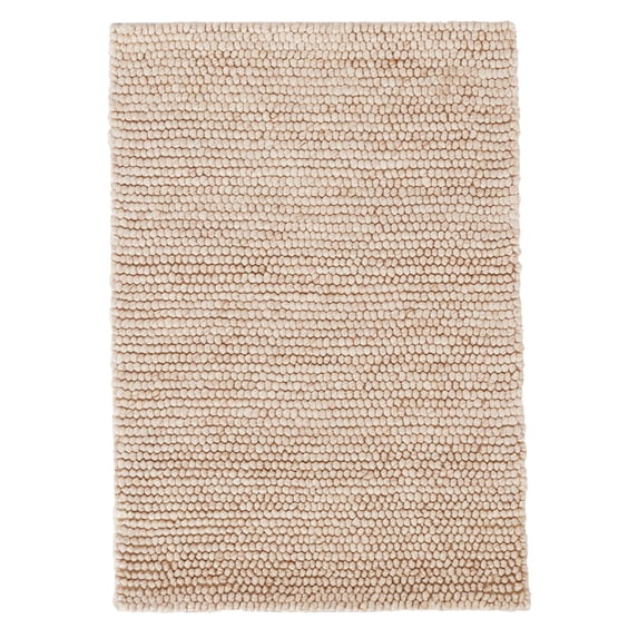 Dash & Albert Niels Handwoven Wool/Viscose Rug, 2' x 3', Latte
