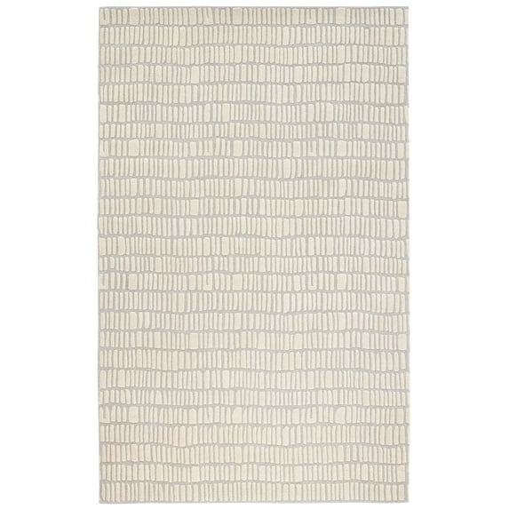 Dash & Albert Roark Hand Tufted Wool Rug, 8' x 10', Ivory
