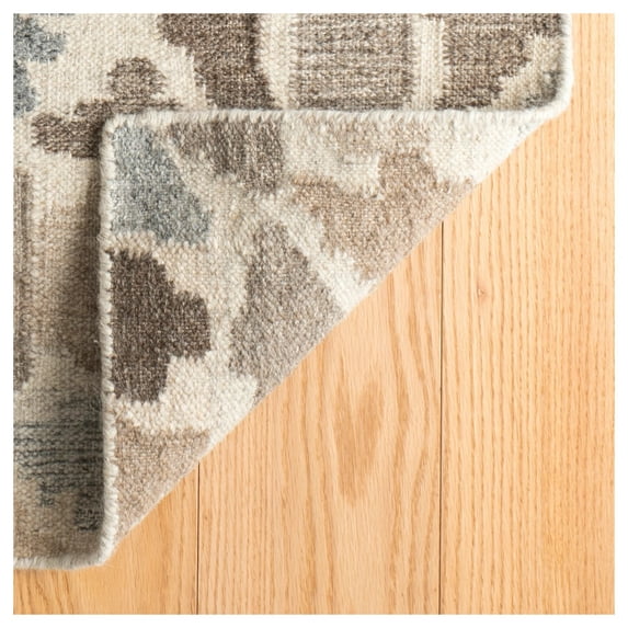 Dash & Albert Rufus Stone Kilim Handwoven Wool Rug, 9' x 12', Natural