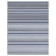 thumbnail image 1 of Dash & Albert Rugby Stripe Handwoven Indoor/Outdoor Rug, 4' x 6', Denim, 1 of 5