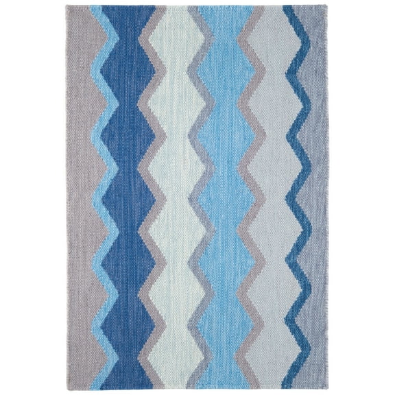 Dash & Albert Safety Net Handwoven Indoor/Outdoor Rug, 2' x 3', Blue