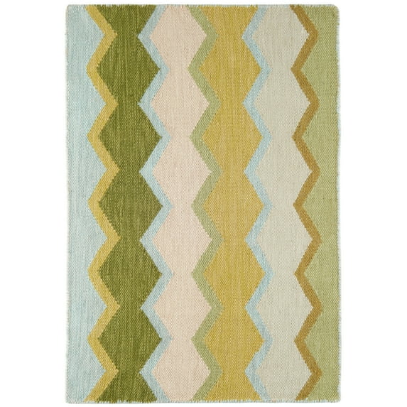 Dash & Albert Safety Net Handwoven Indoor/Outdoor Rug, 3' x 5', Green