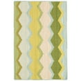 thumbnail image 1 of Dash & Albert Safety Net Handwoven Wool Rug, 8' x 10', Green, 1 of 6
