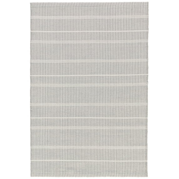 Dash & Albert Samson Handwoven Indoor/Outdoor Rug, 2' 6" x 8', Grey