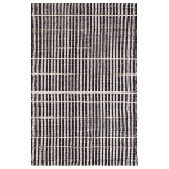 Dash & Albert Samson Handwoven Indoor/Outdoor Rug, 6' x 9', Black