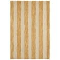 thumbnail image 1 of Dash & Albert Silas Stripe Hand Micro Hooked Wool Rug, 3' x 5', Gold, 1 of 8