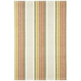 thumbnail image 1 of Dash & Albert Sloane Stripe Handwoven Cotton Rug, 8' x 10', Sprout, 1 of 7