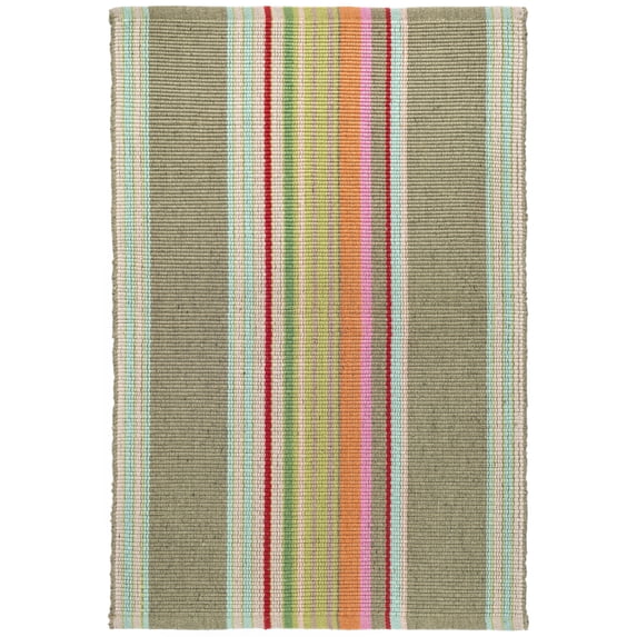 Dash & Albert Stone Soup Handwoven Indoor/Outdoor Rug, 3' x 5', Multi