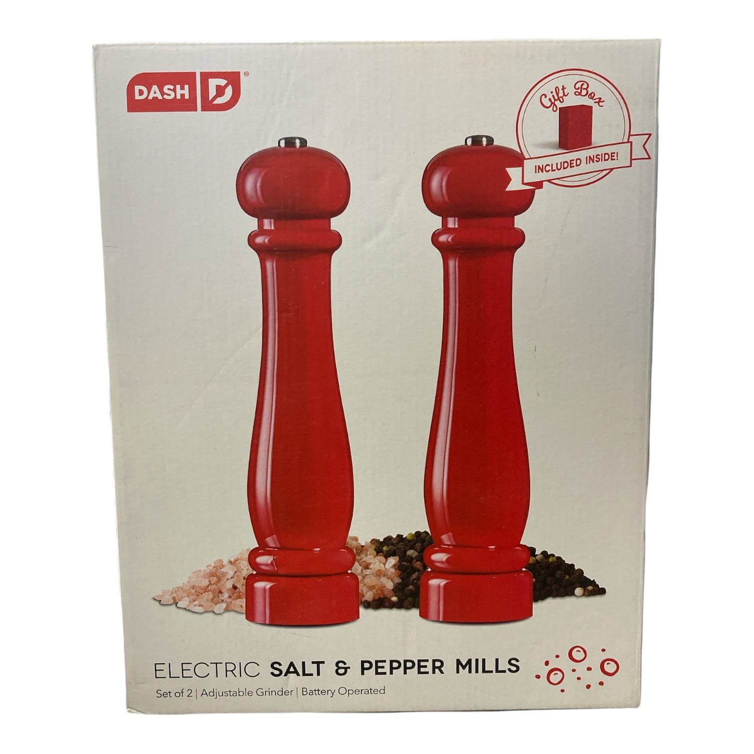 Battery-Operated Dual Salt & Pepper Mill by Beau Mac - FabFitFun