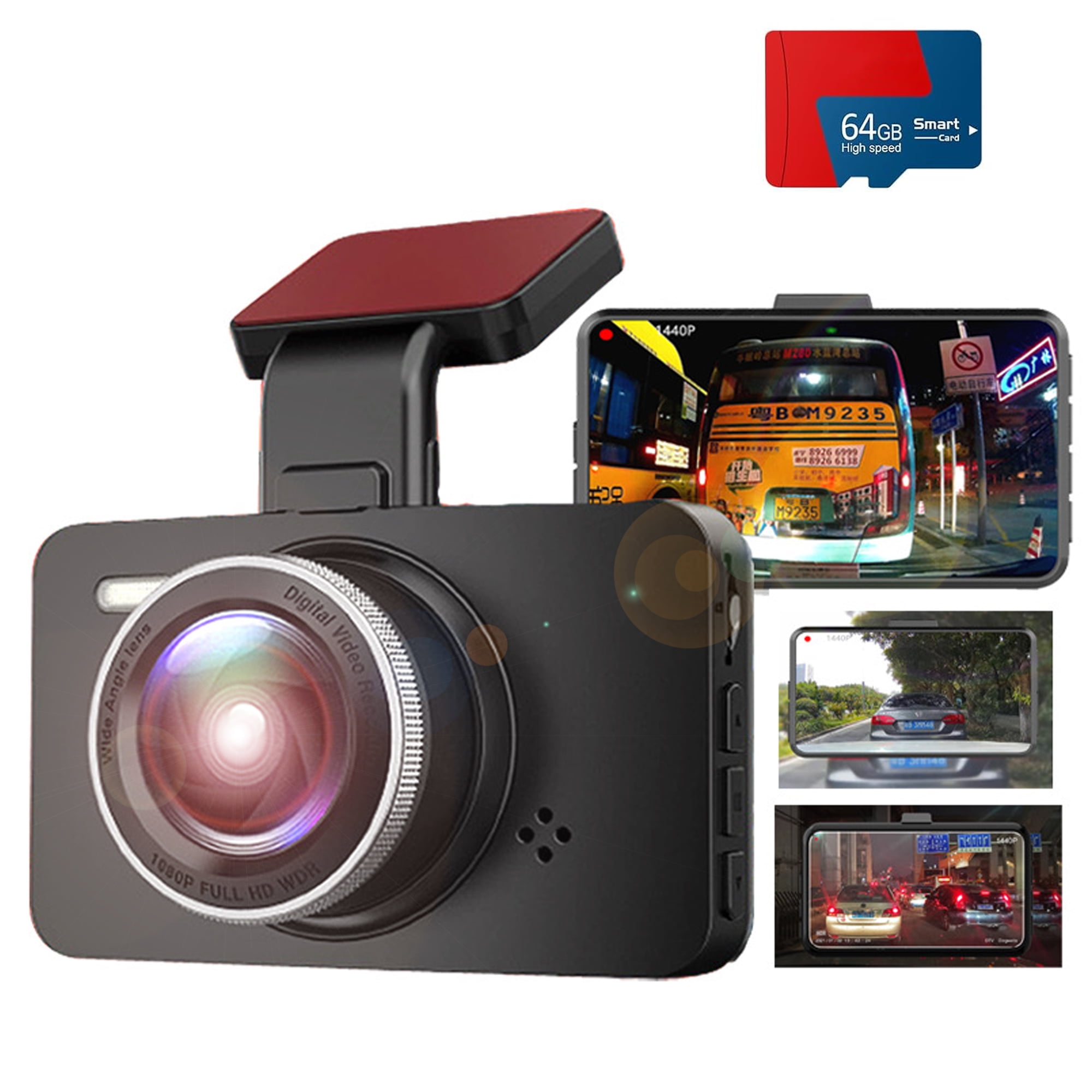 Spy Hidden Camera - 1080P HD Mini Camera With Night Vision & 64GB Card