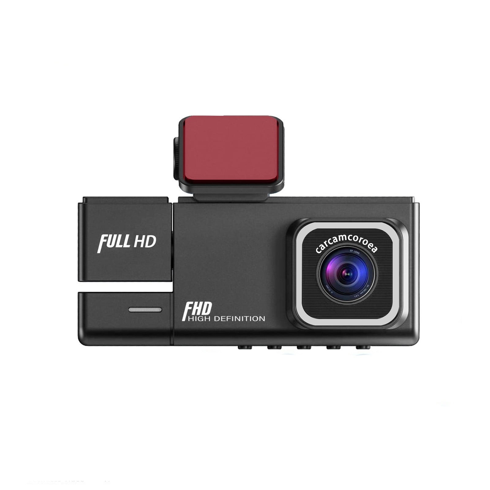 Dash Cam 1080P Front and Rear with 2-Inch Screen, 170° Wide Angle, Parking Monitoring, Loop Recording and Reverse Camera for Car