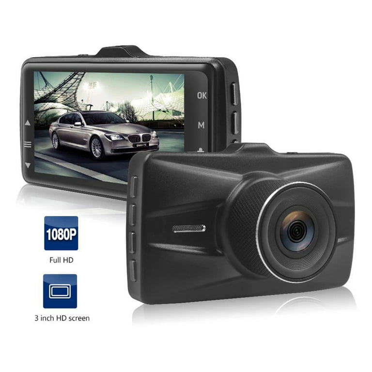 Dash Cam 1080P Full HD Car Dash Camera with F2.5 Night Vision 3.2Inch IPS Screen  170° Wide Angle Aluminum Alloy Dashcam for Cars,WDR,Loop Recording,G-sensor,Parking  Monitor 