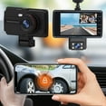 Car & Driver Road Patrol 1080p Touch Duo Dash Camera Dash Cam 1080P HD DVR Car Driving Recorder 4 Inch IPS Screen Dashboard