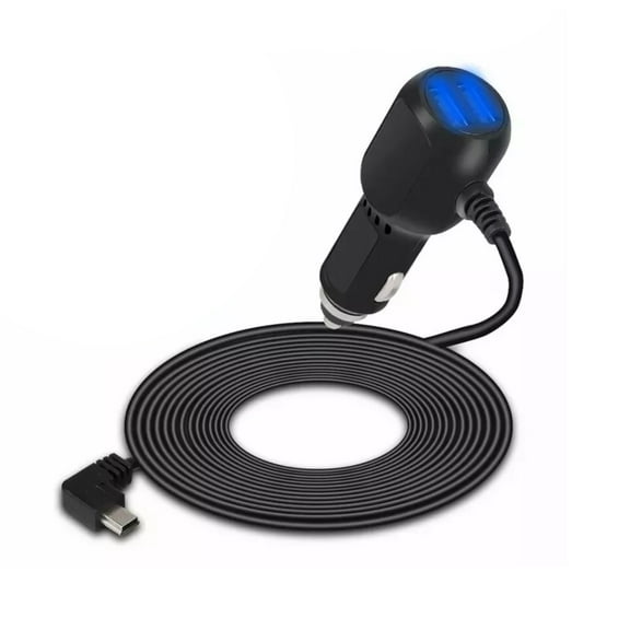 Dash Cam Car Charger Mini USB Cable 11.5ft Power Cord Supply for DVR Camera GPS TAPDRA Spare Part
