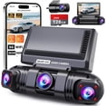 thumbnail image 1 of Dash Cam Front and Rear 360 Dashcam 4   Camera Dash Camera for , QHD +1080P*3 Camara with 128GB Card, 5G WiFi &APP Control, Night Vision/G-Sensor, 168?Wide Angle, Parking Mode, 1 of 7